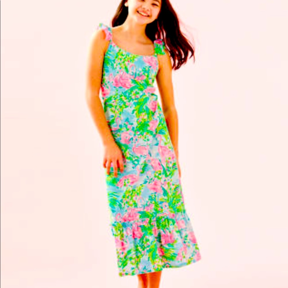 Lilly Pulitzer girls ODETTE MIDI DRESS
